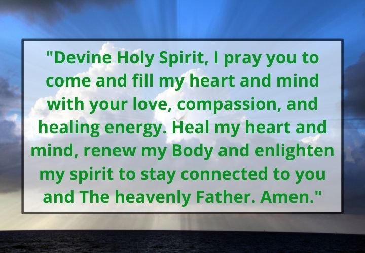 Powerful Prayers to The Holy Spirit for Healing and Strength