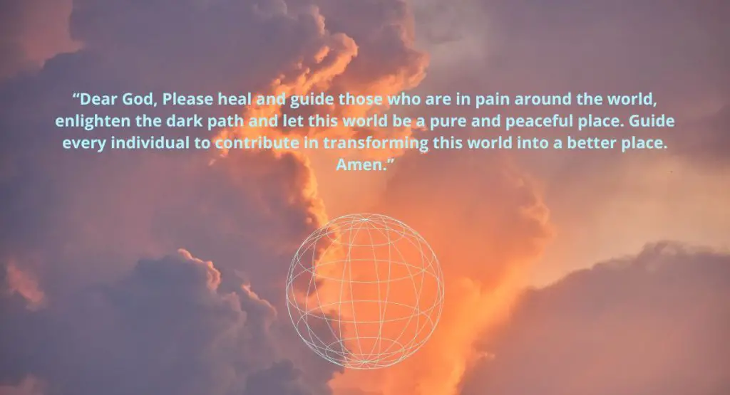 Prayer for World Peace and Healing