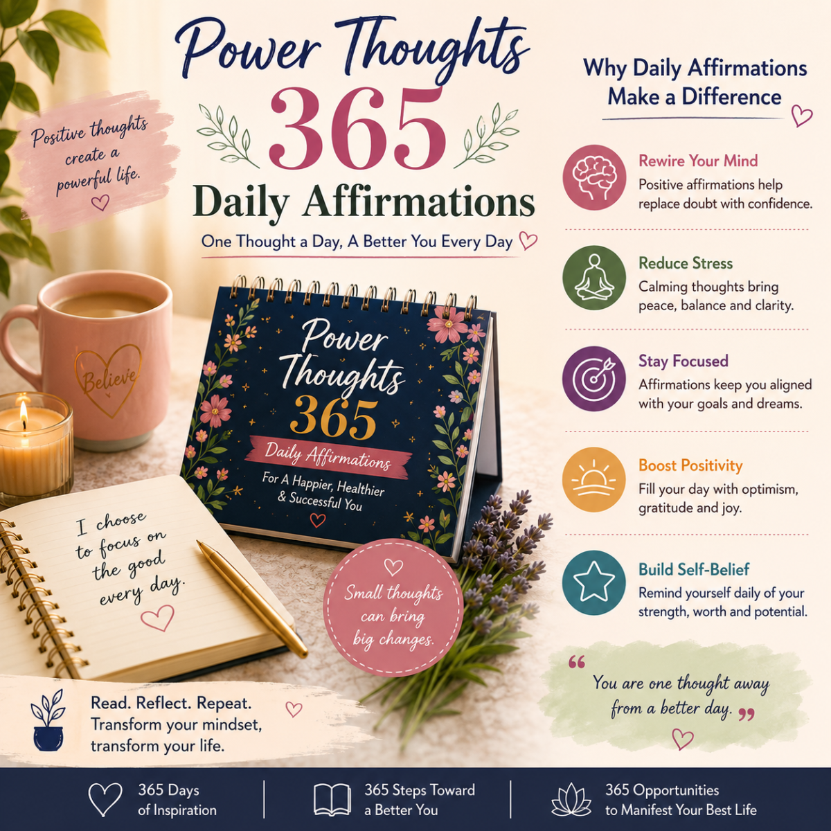 365 days Book Of Affirmations 