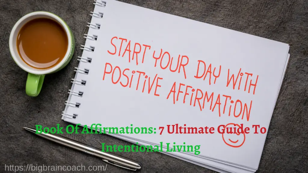 These Book Of Affirmations are going to train your mind to think positive!- bigbraincoach