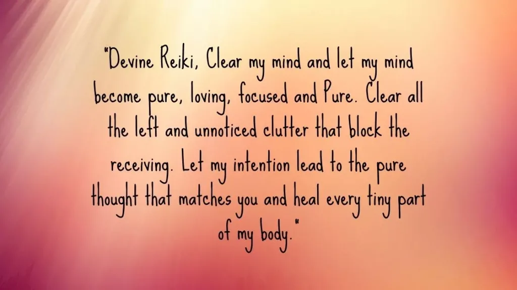 reiki prayers of Intention Images