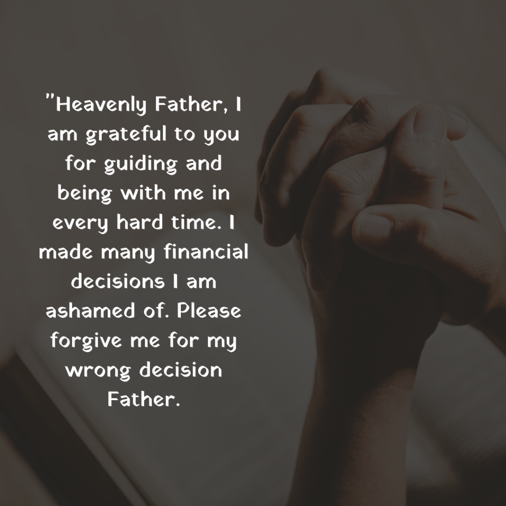 Prayer for Debt Cancellation