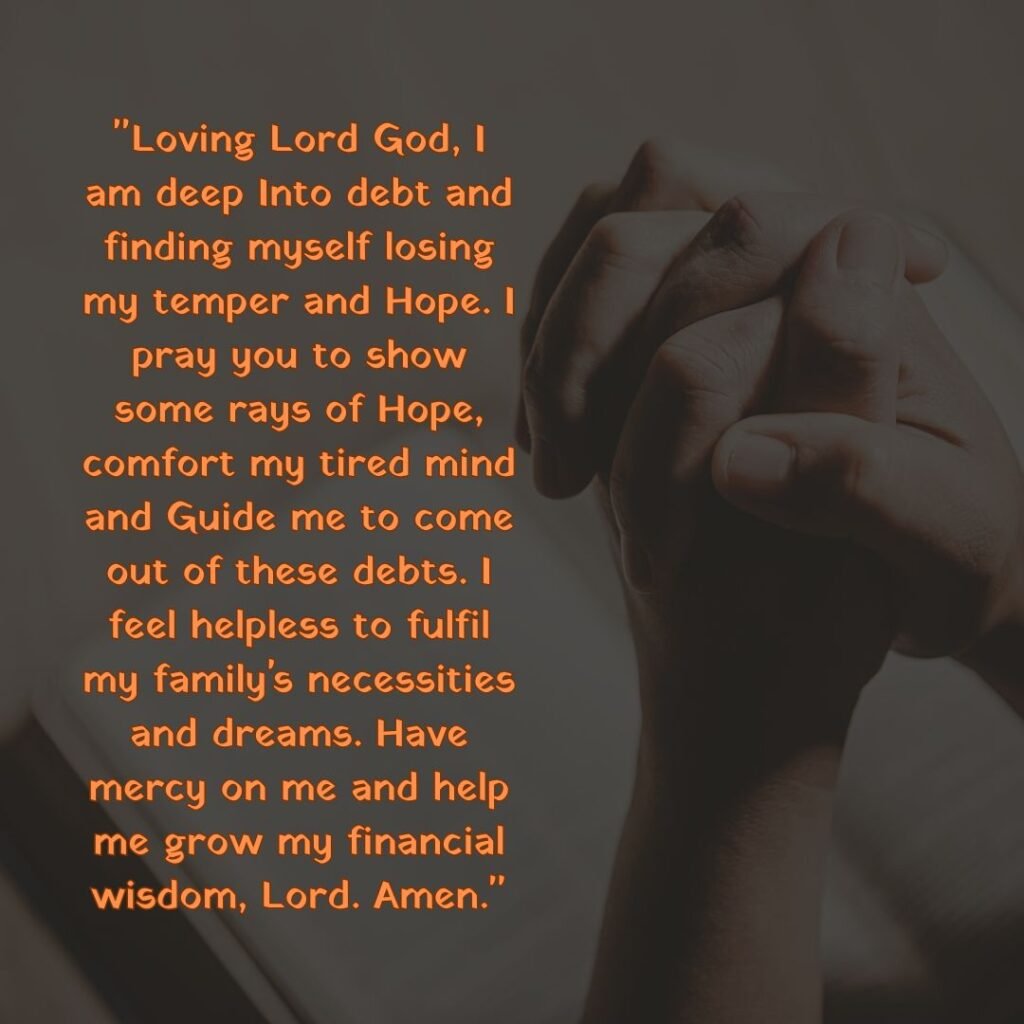 Prayer for Debt Cancellation Images