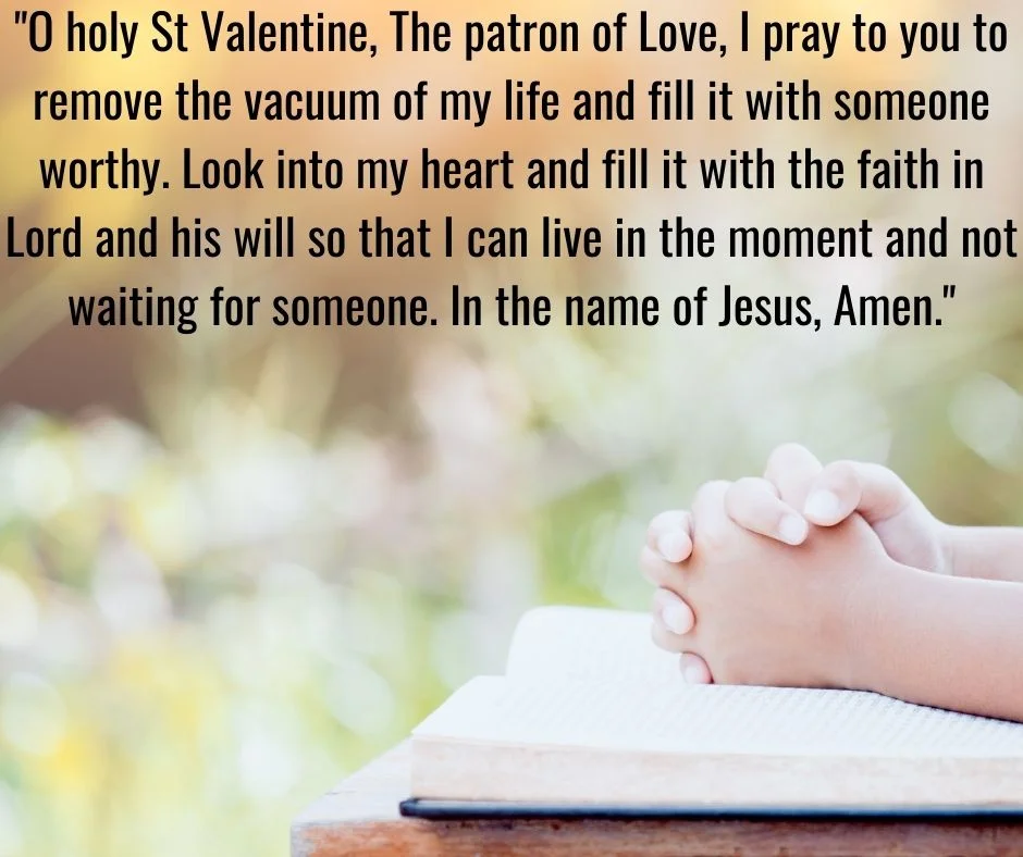 st valentine prayer Images