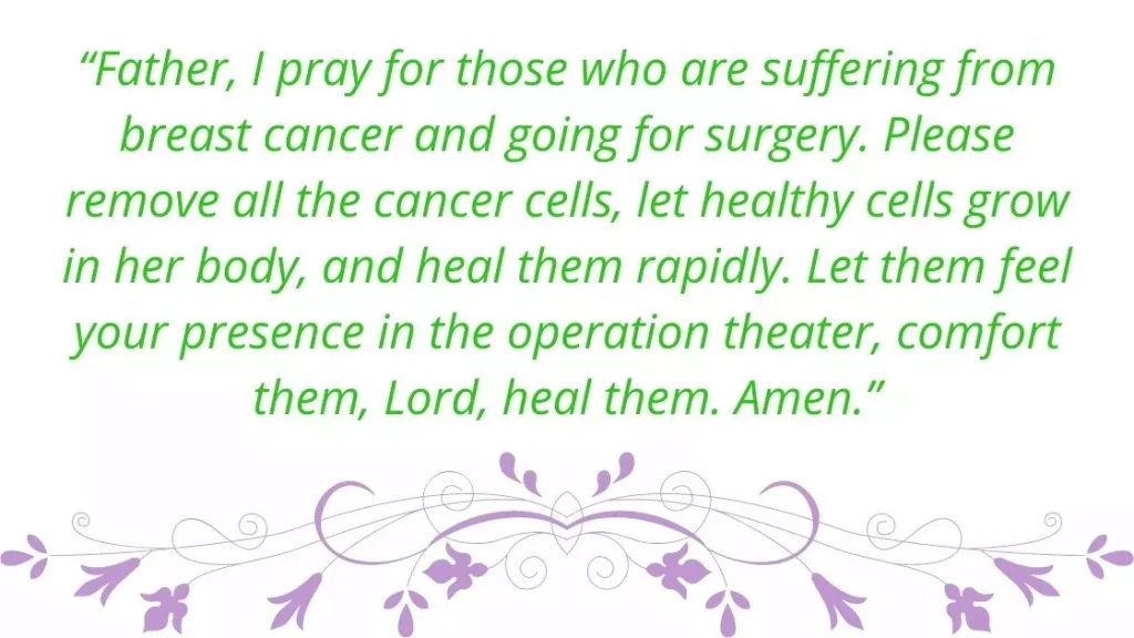 Healing Prayers For Breast Cancer Patients Images