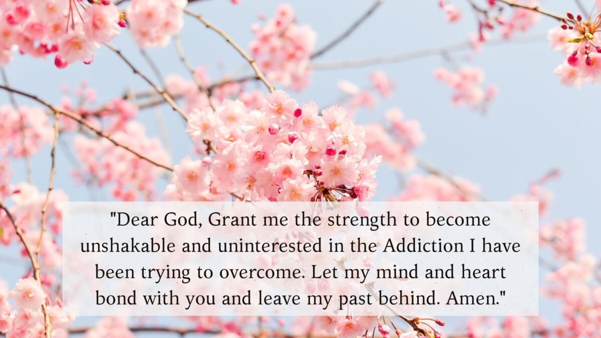 Addiction Prayer to God Images