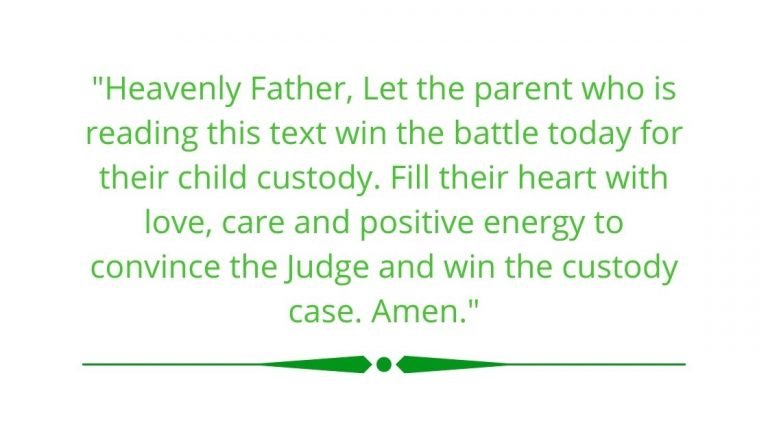 19+ Powerful Prayer For Child Custody And Winning The Court Battle