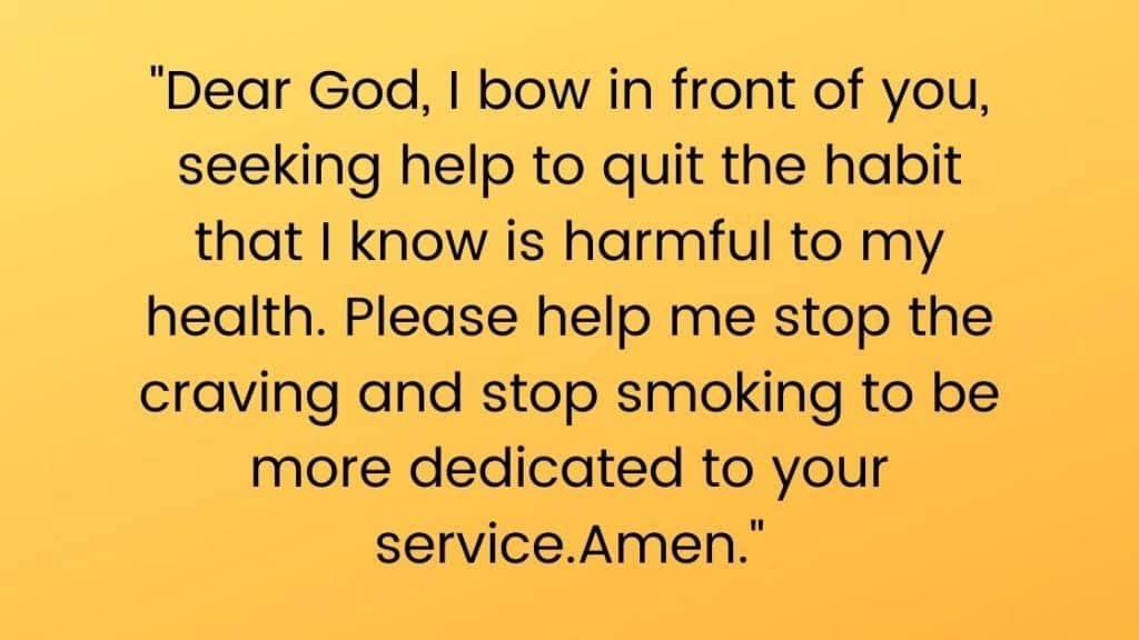 prayer to quit smoking Images