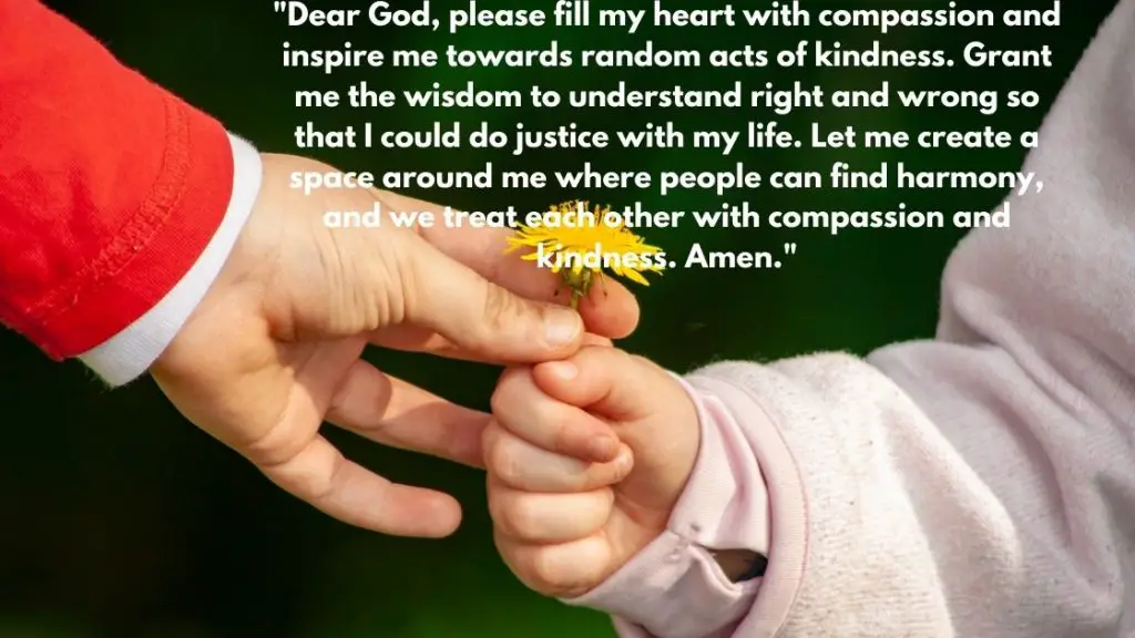 13+ Powerful Prayer for Kindness, Compassion and Generosity