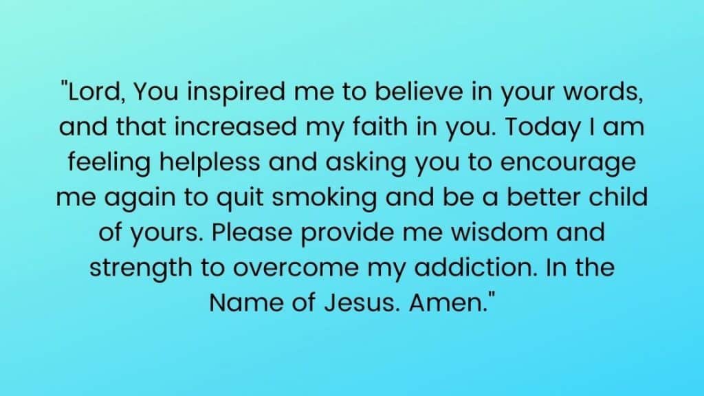 prayer to quit smoking Images