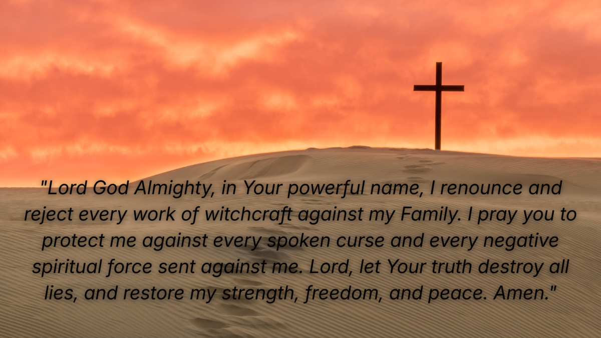 Prayer to Destroy Witchcraft Attacks Images