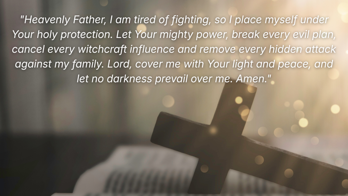 Prayer to Destroy Witchcraft Attacks Images