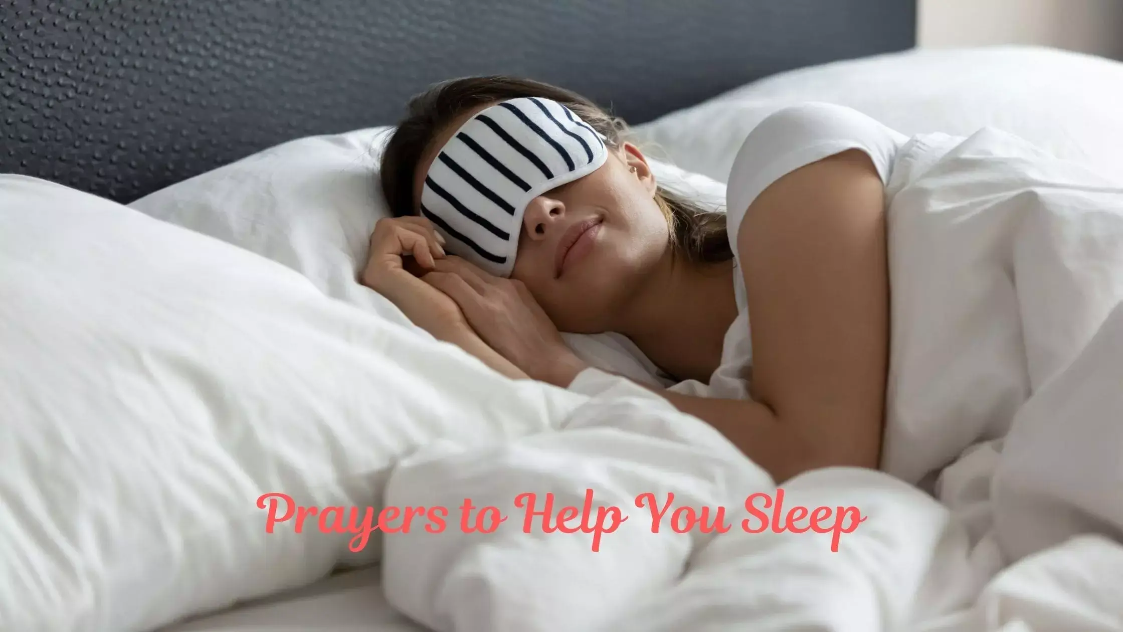 Prayer to Help You Sleep Images