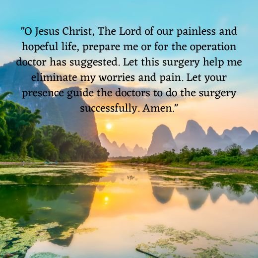 Prayers for Successful Surgery