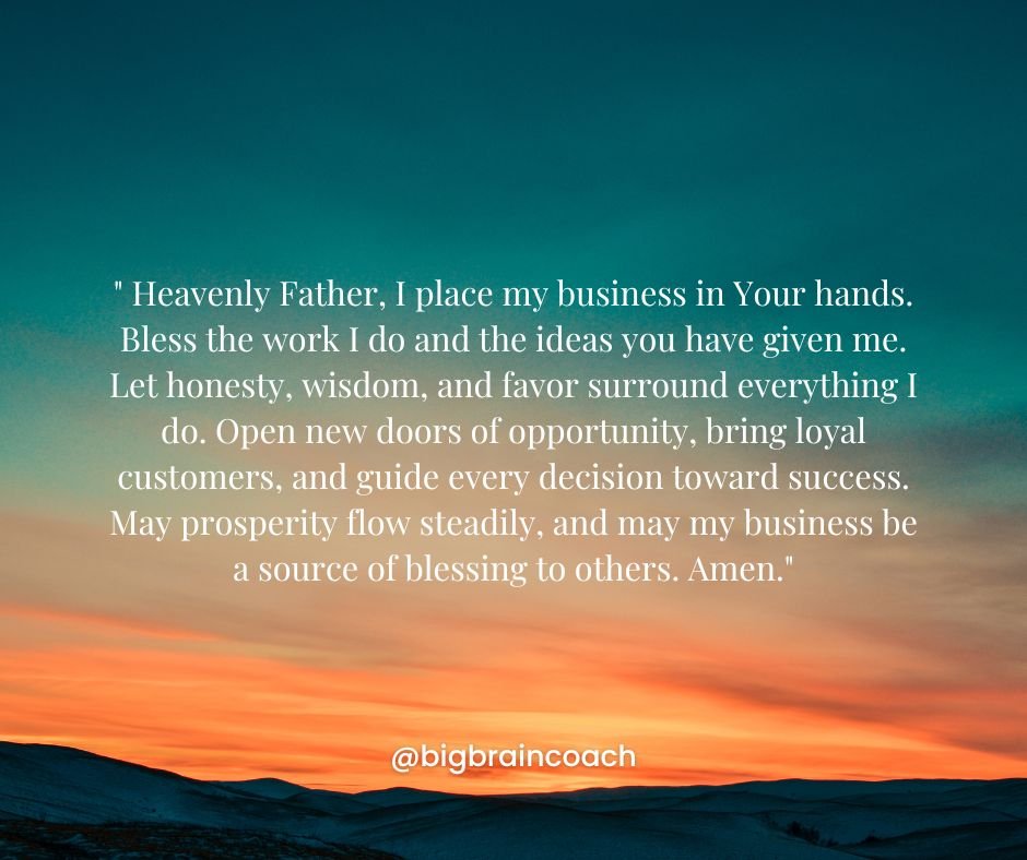 Prayers for Business Success