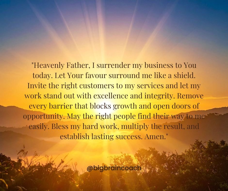 Prayers for Business Success