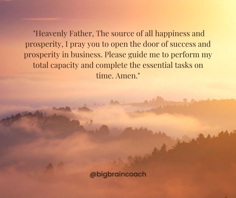 Prayers for Business Success