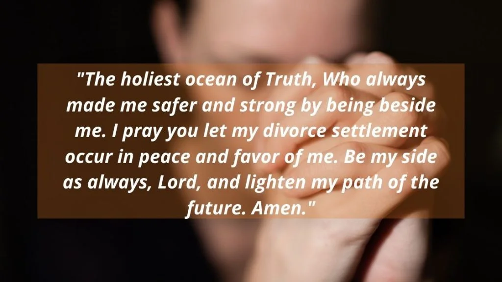 Prayer For Divorce Settlement Images