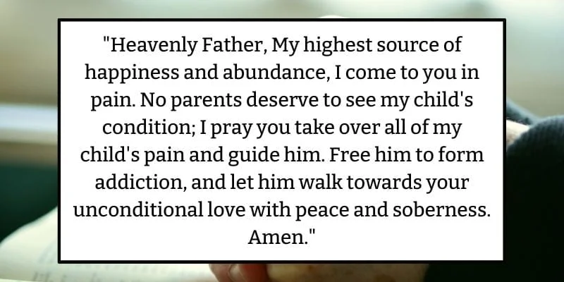 Prayer for Drug Addicted Child Images