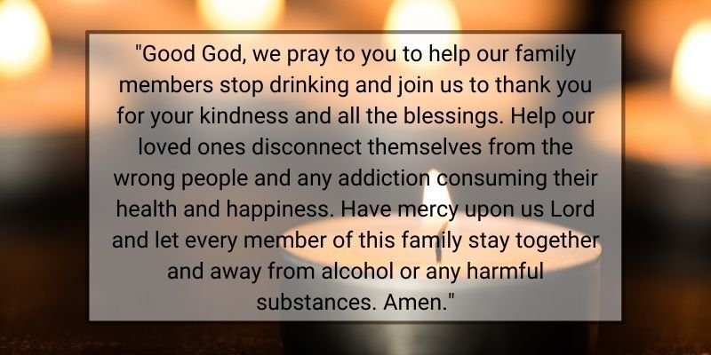 Catholic Prayer For Alcoholic Images