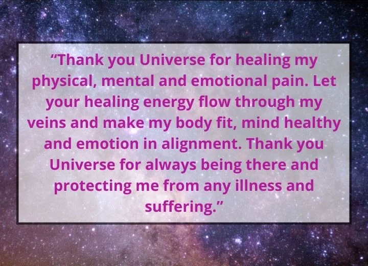 Prayers to The Universe Images