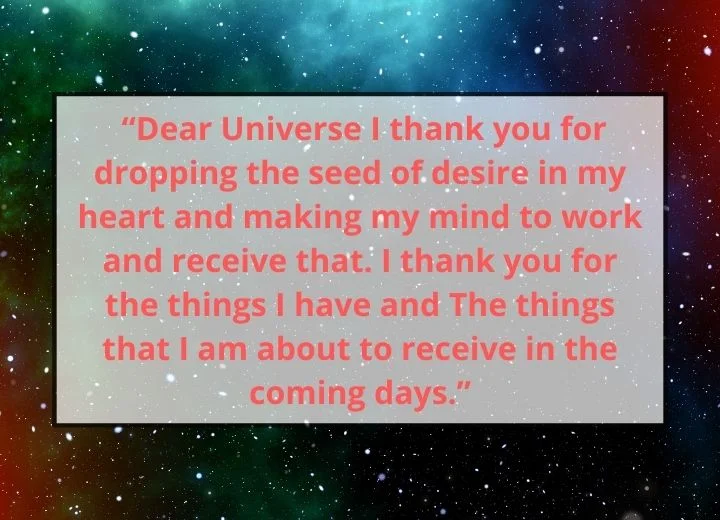 Prayers to The Universe Images