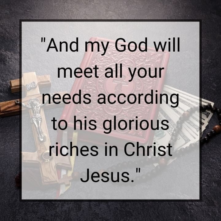 Bible Verses About Money Blessings Images