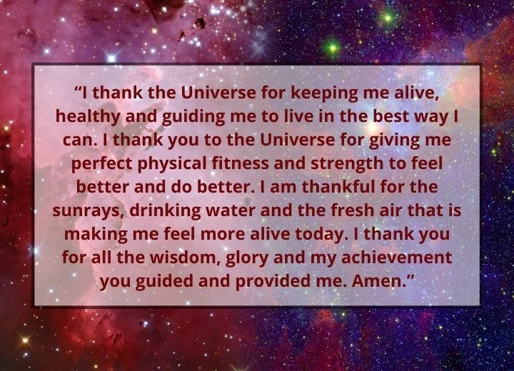 Prayers to The Universe Images