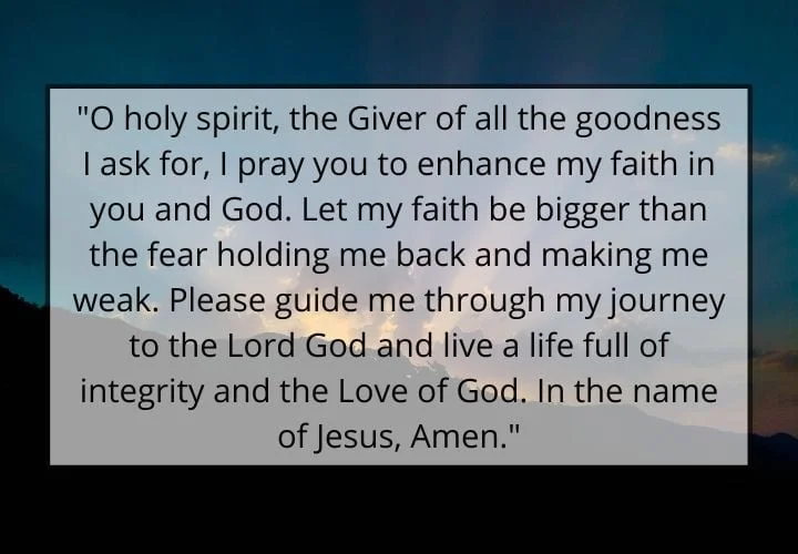 Prayers to The Holy Spirit Images