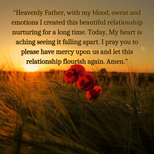 Prayer for Relationships Strengthening