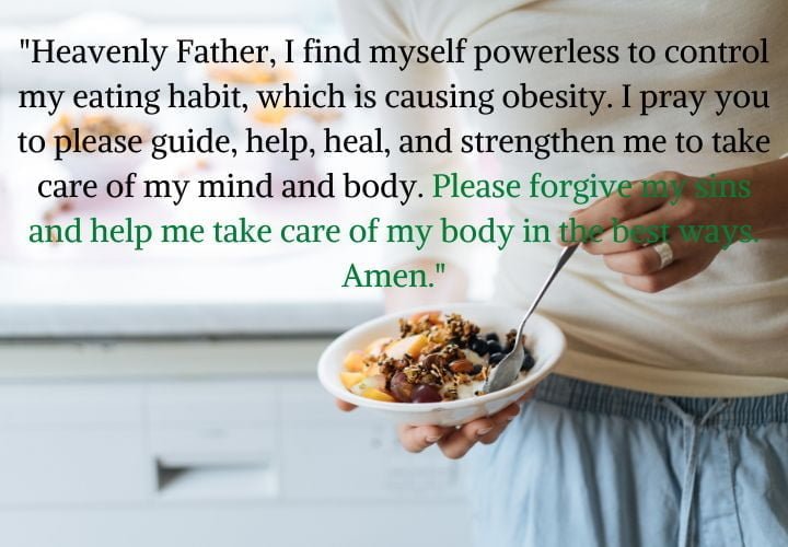 Prayers for Eating Disorders