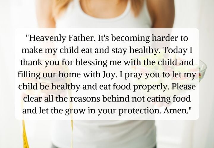 Prayers for Eating Disorders