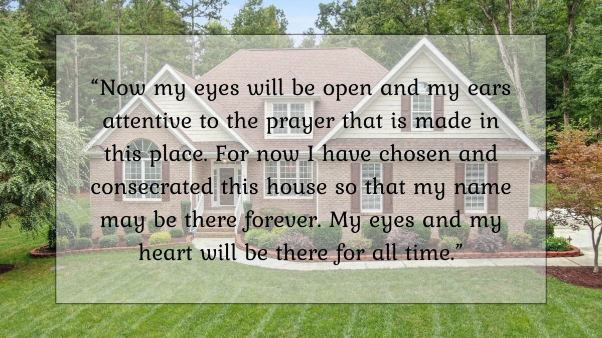 Christian House Blessing Prayer Images