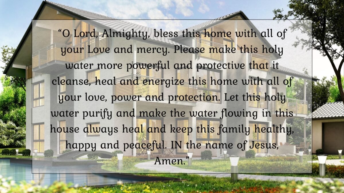 Christian House Blessing Prayer Images