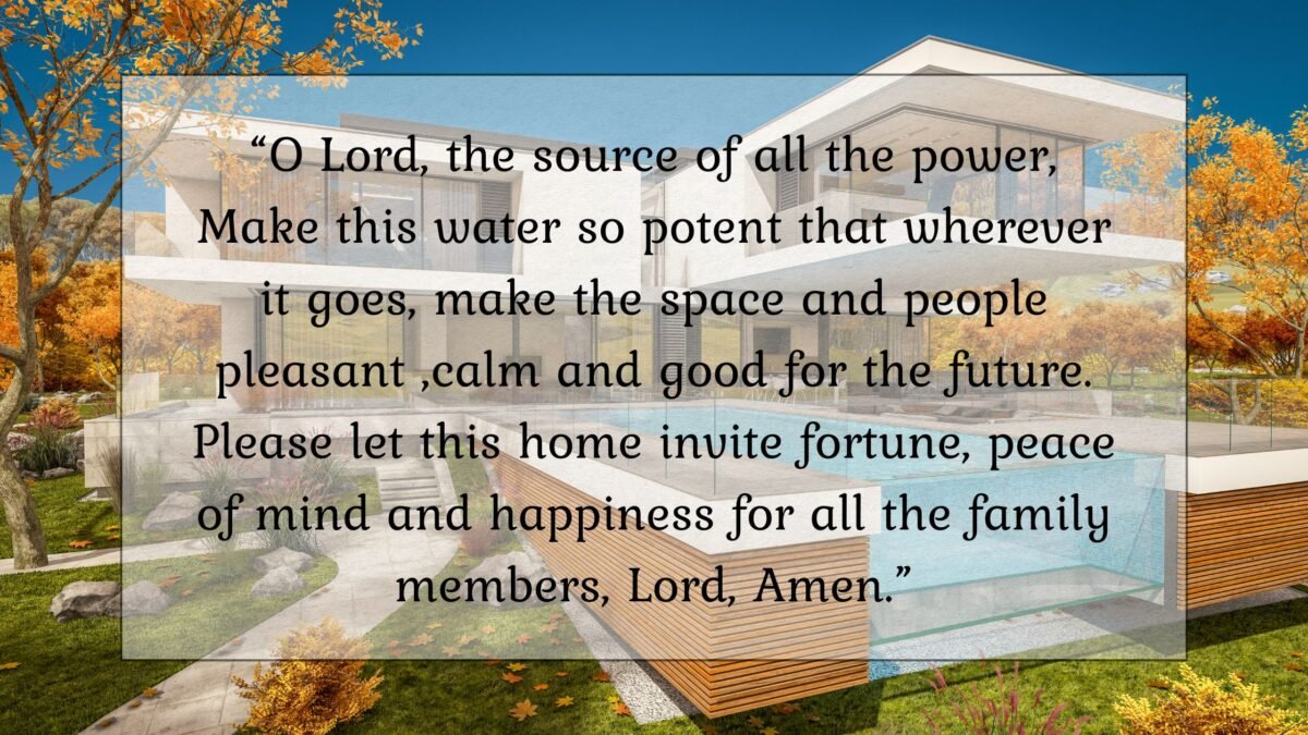 Christian House Blessing Prayer Images