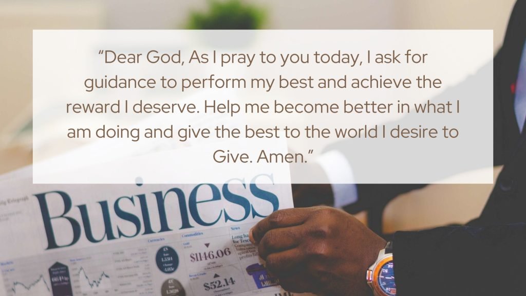 Miracle Prayer for Business Images