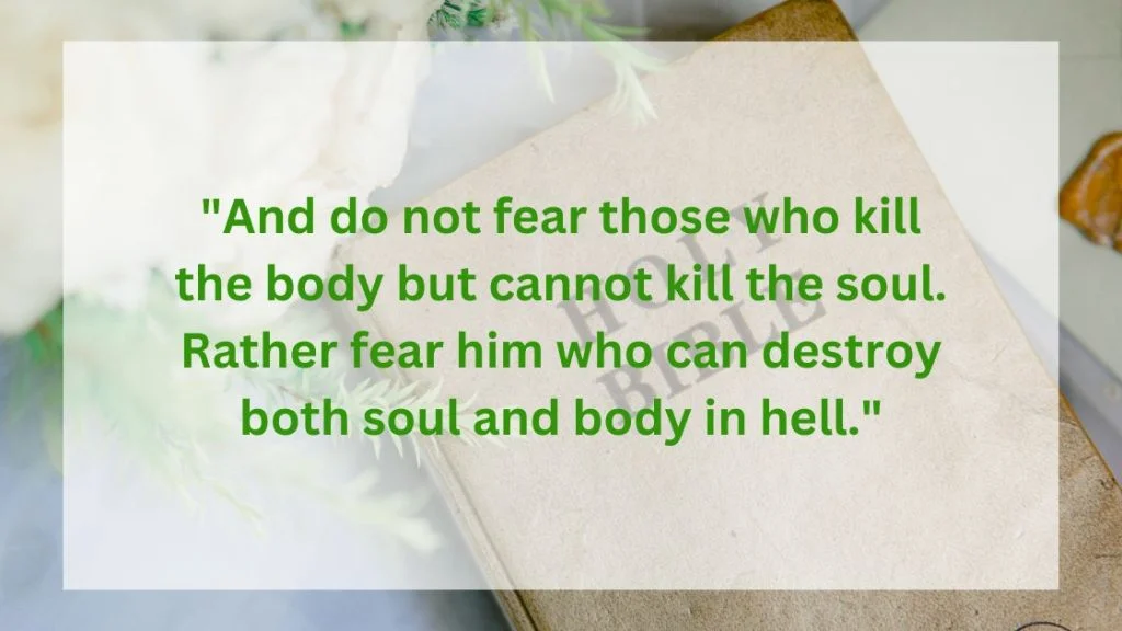 Bible Verse on Fear Images