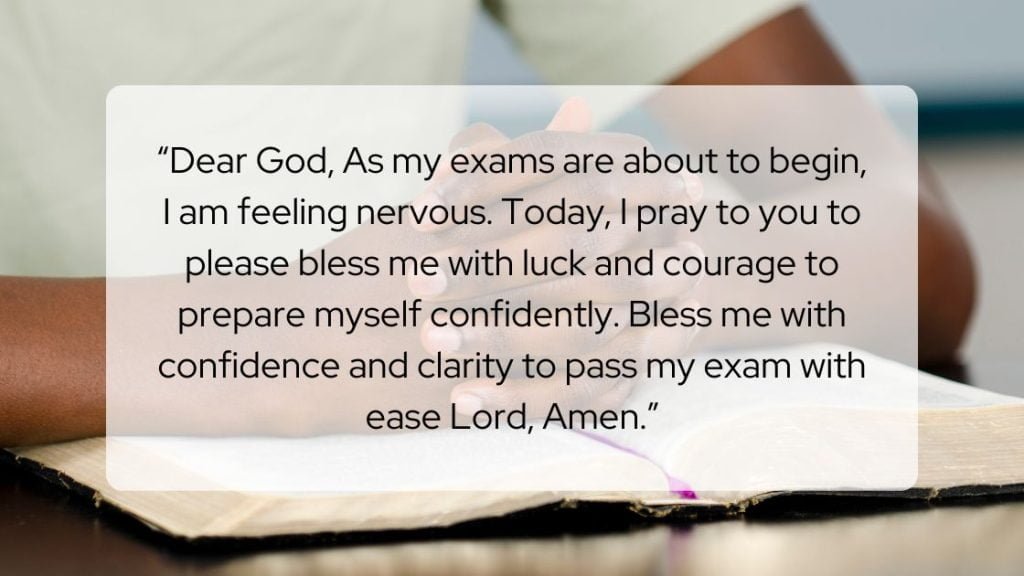 Prayer for Good Exam Results Images