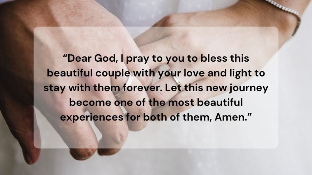 Prayer for Engaged Couple