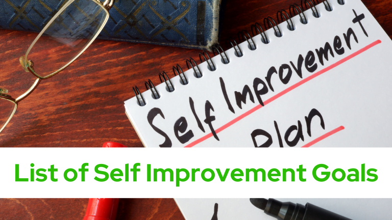List of Self Improvement Goals