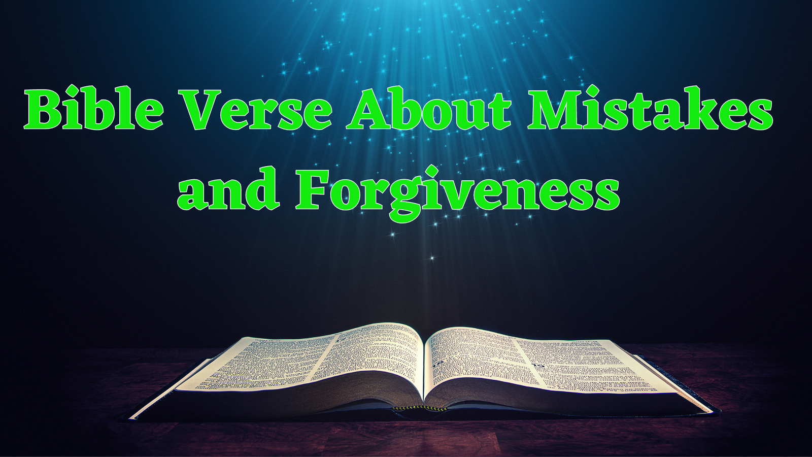 Bible Verse about Mistakes