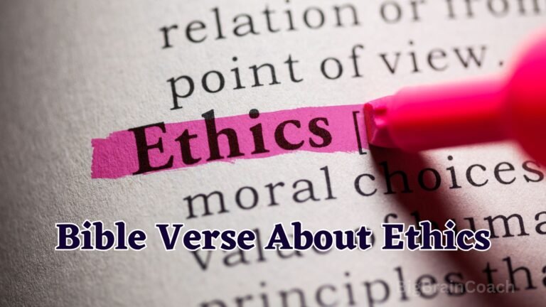 Bible Verse about Ethics