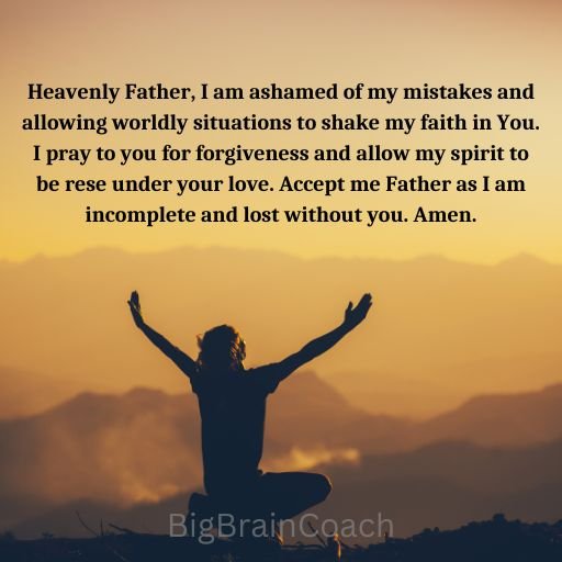 Prayer for Reconciliation with God
