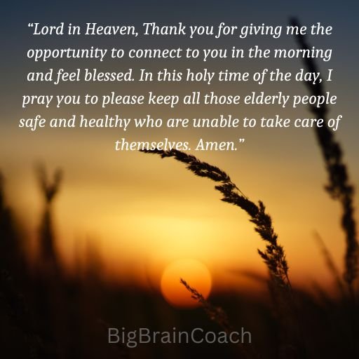 Short Prayers for The Elderly