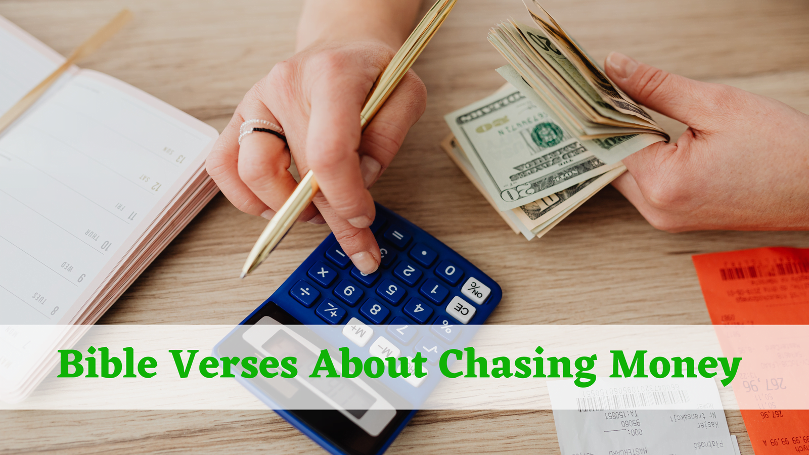 Bible Verses About Chasing Money