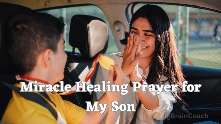 Miracle Healing Prayer for My Son