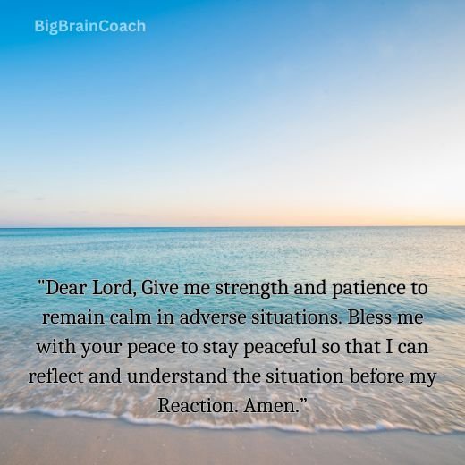 Anger Management Prayer