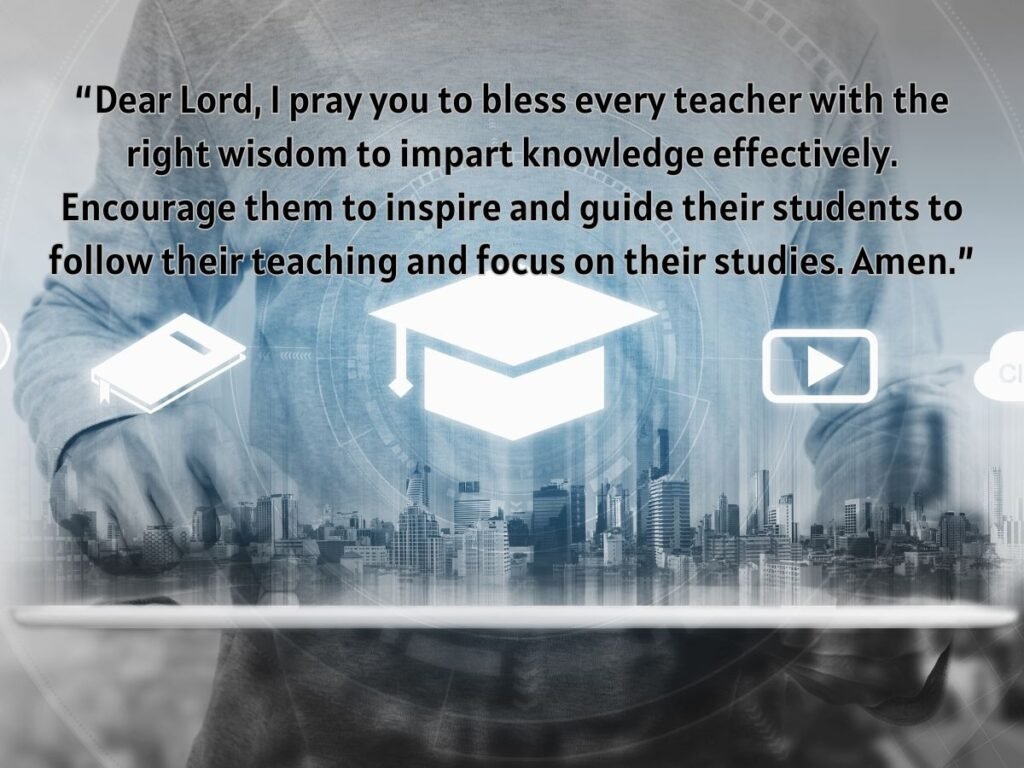 Prayer for Educators and Students Images
