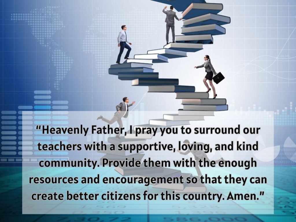 Prayer for Educators and Students Images