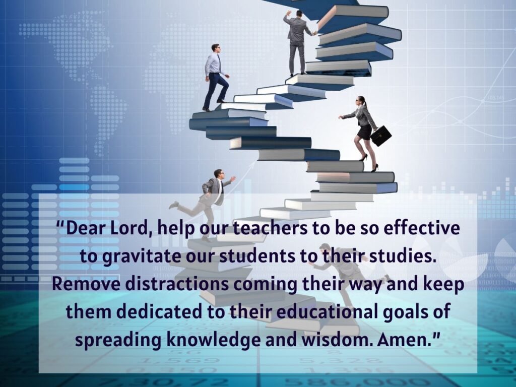 Prayer for Educators and Students Images